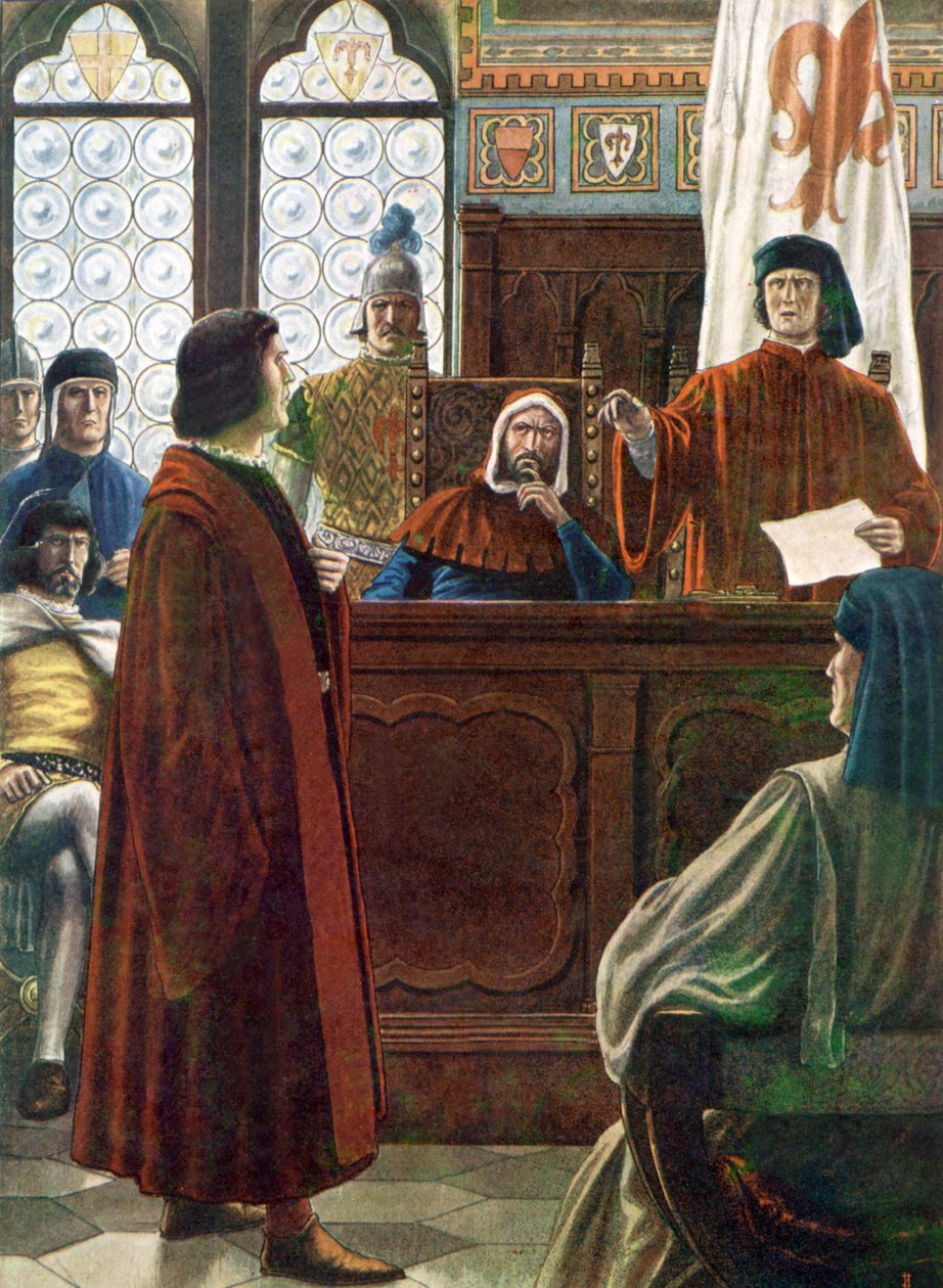 Cosimo de Medici, Grand Duke of Tuscany, Defending Against Accusation of His Enemies by Tancredi Scarpelli