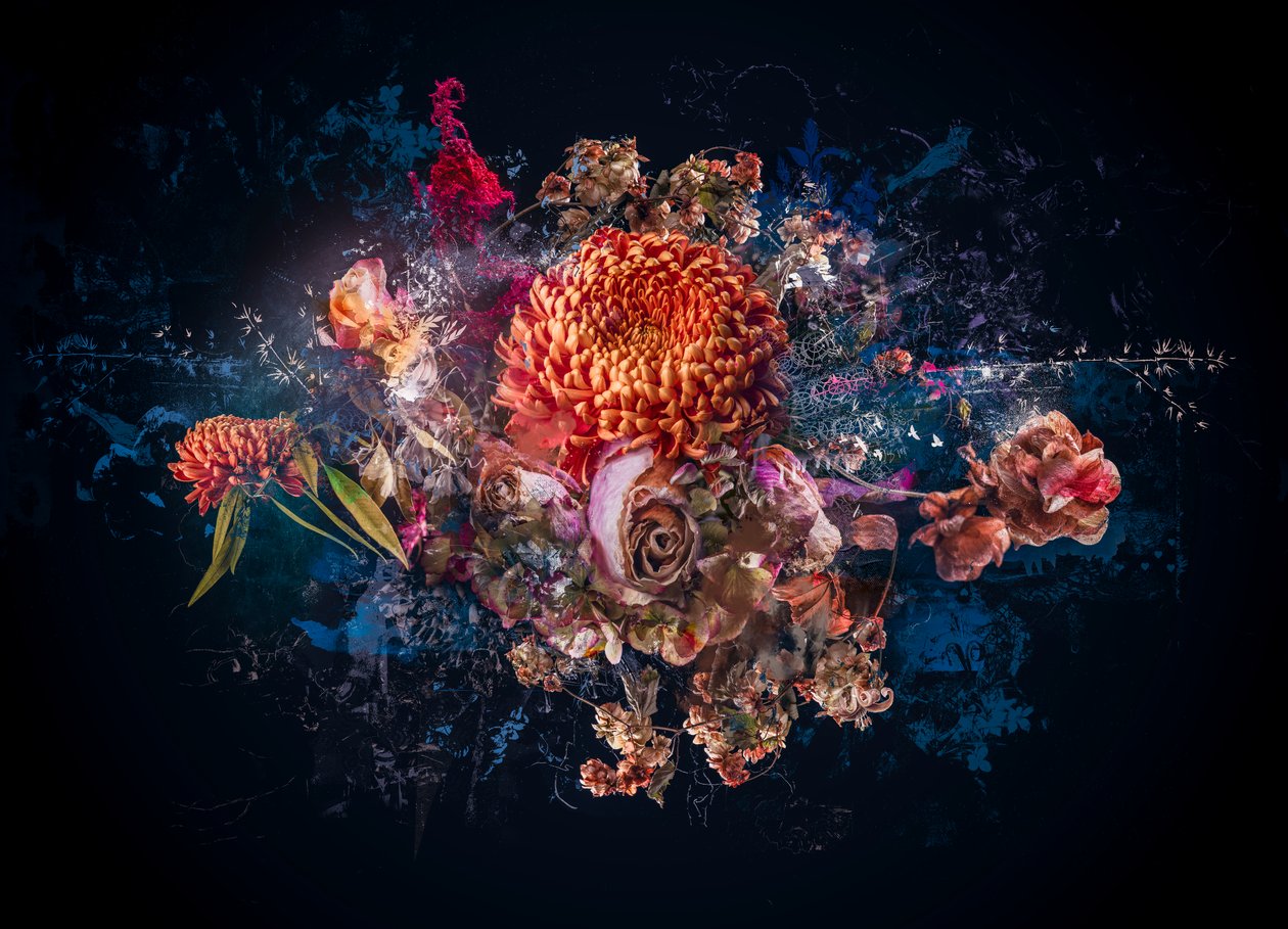 Bouquet Collage, 2017 by Teis Albers: Buy fine art print