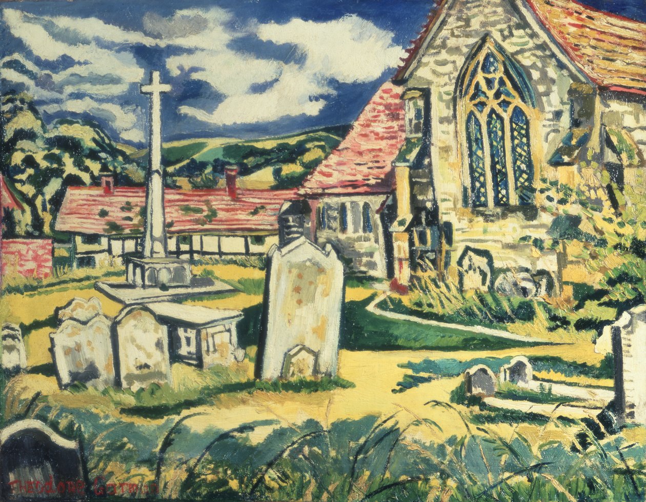 South Harting Church by Theo Garman