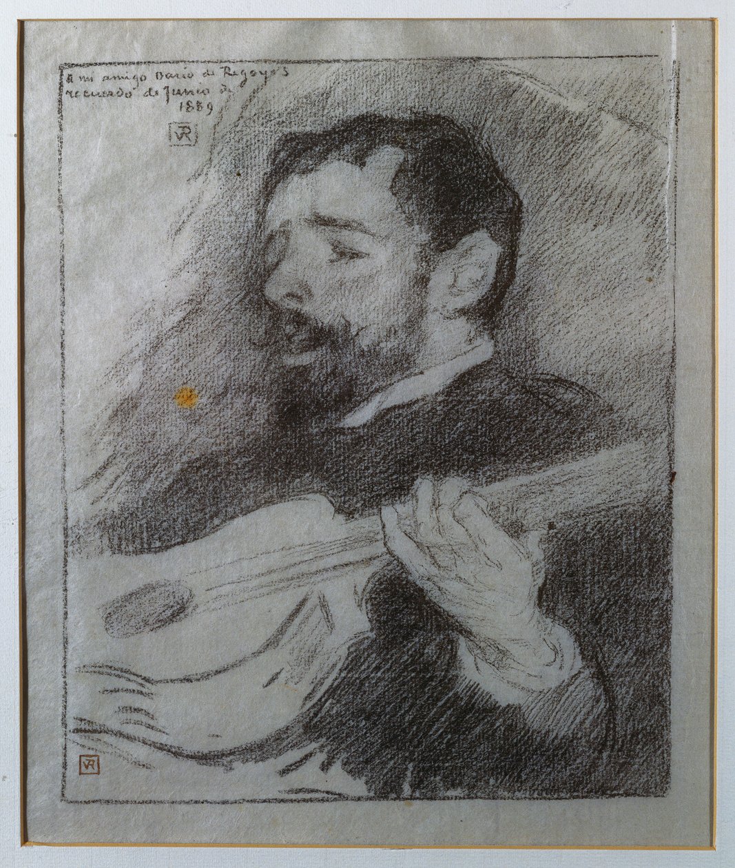 Guitarist by Théo van Rysselberghe