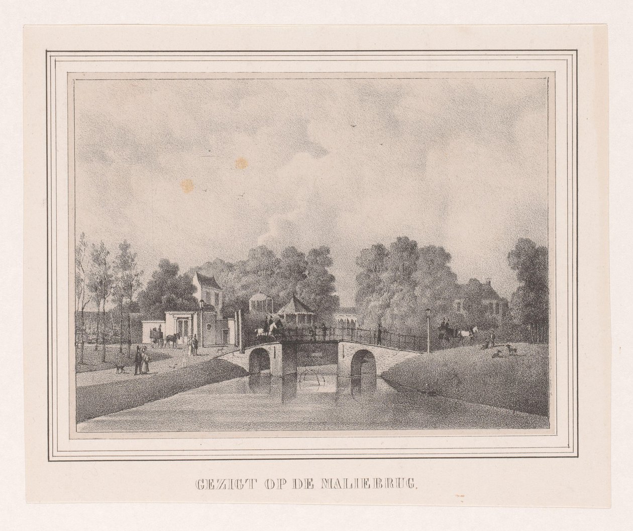 Maliebrug in Utrecht by Theodoor Soeterik (possibly)