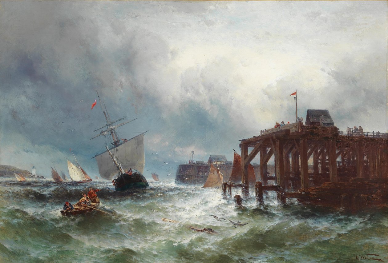Stormy Sea by Theodore Weber