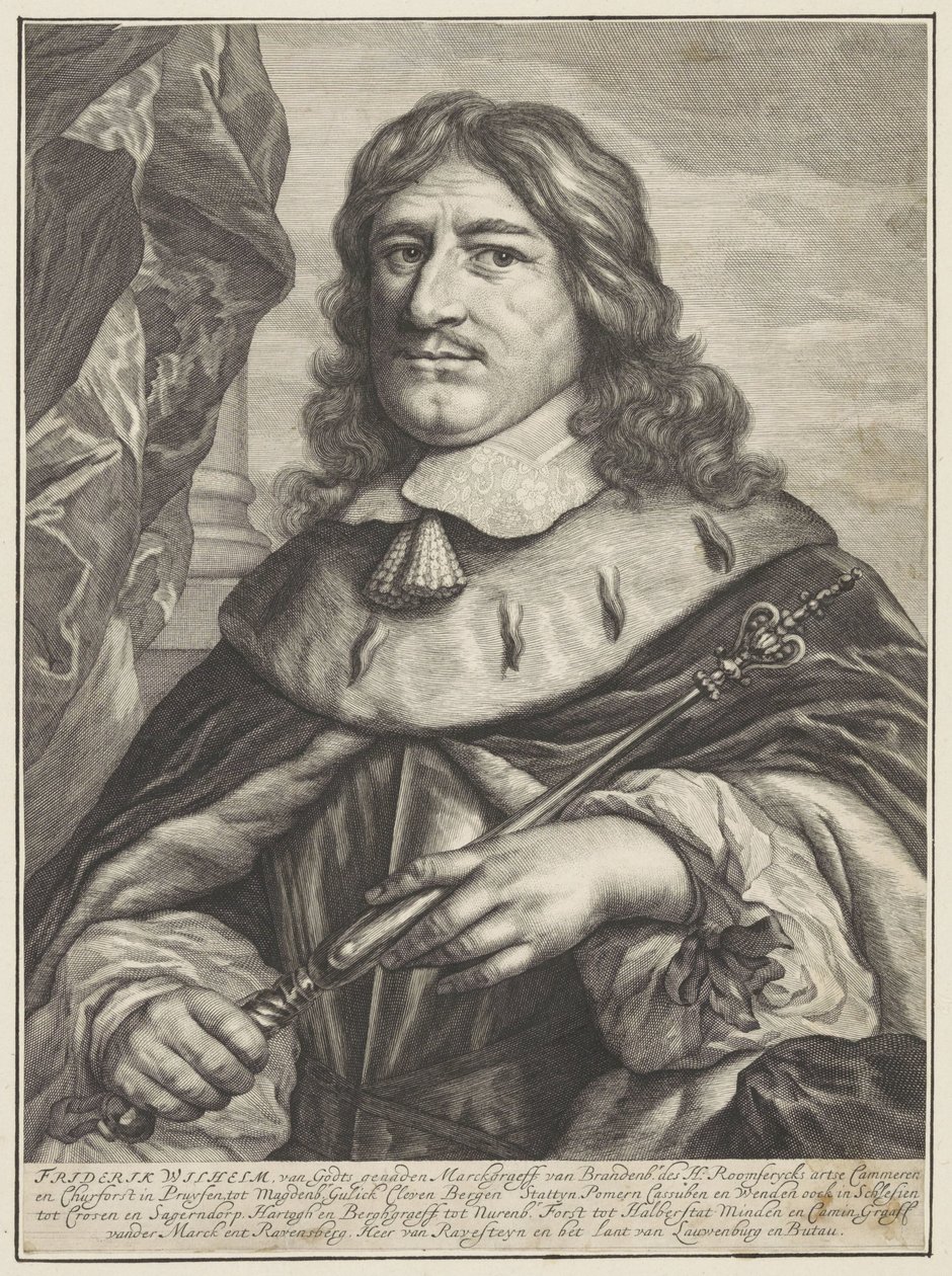 Portrait of Frederick William of Brandenburg by Theodor Matham