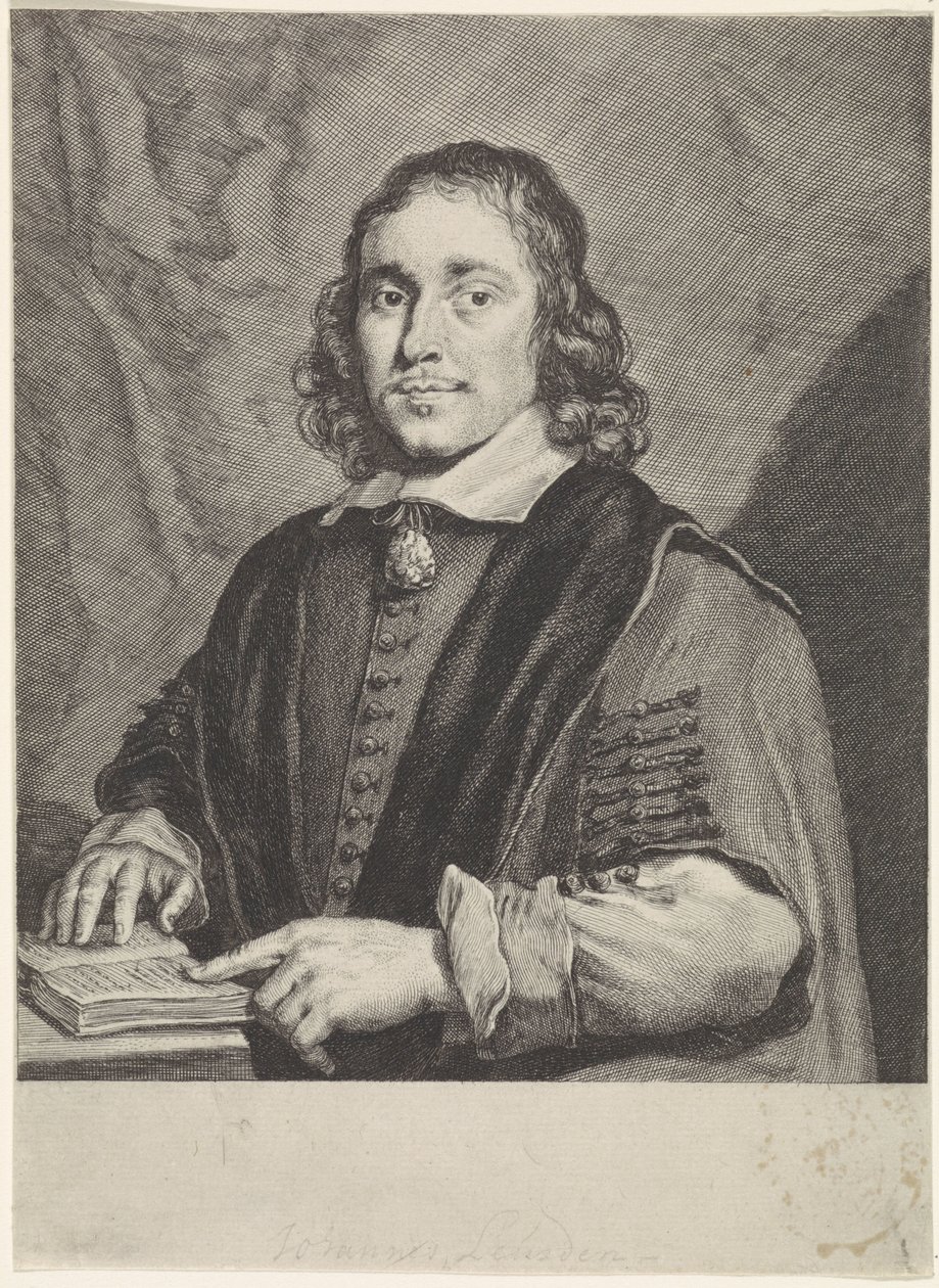 Portrait of Johannes Leusden by Theodor Matham