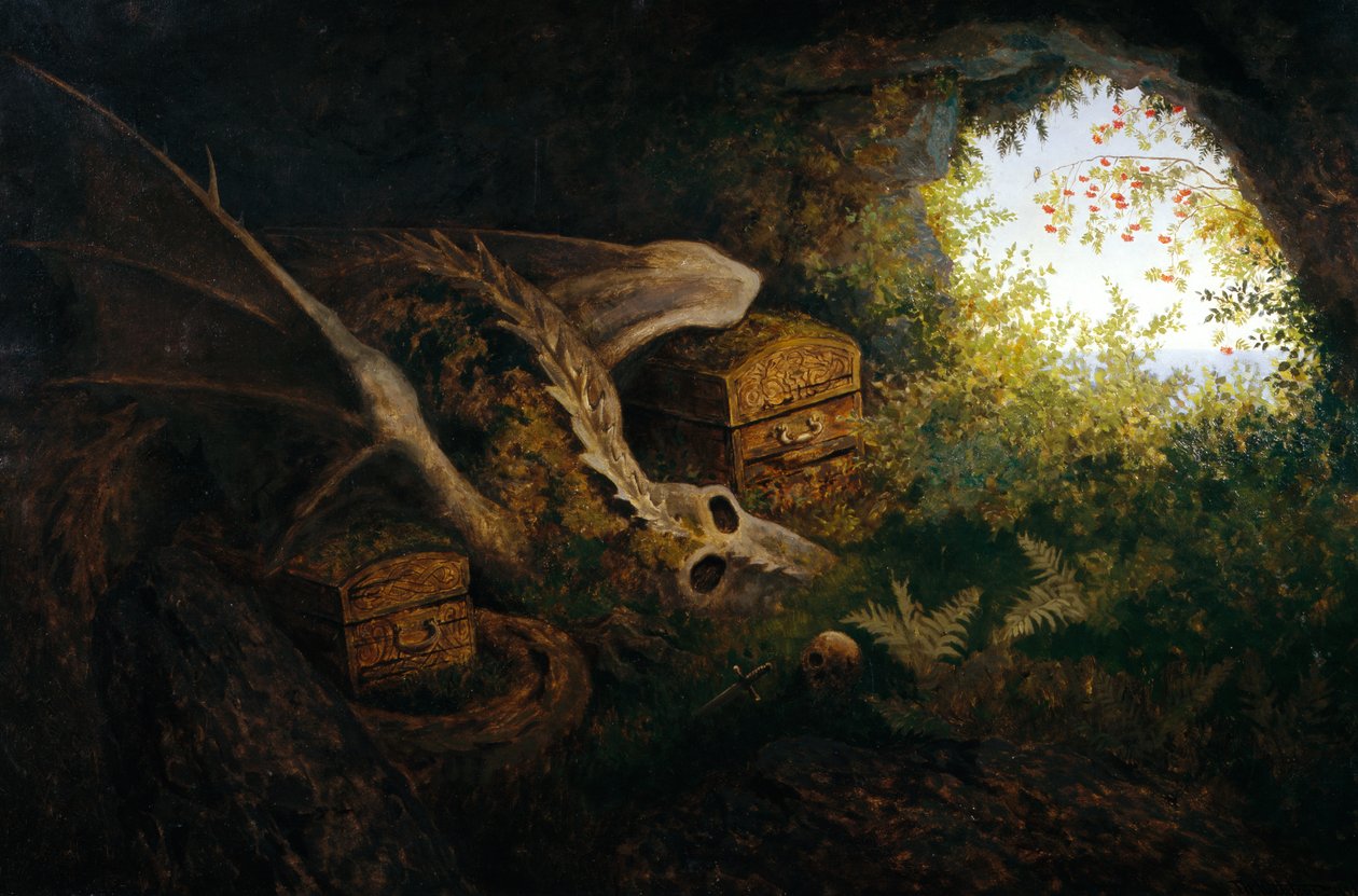 Chest Gold by Theodor Severin Kittelsen