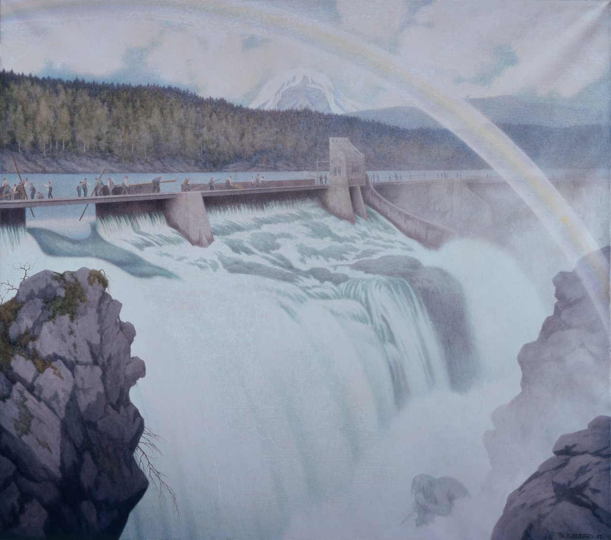 Rjukan by Theodor Severin Kittelsen