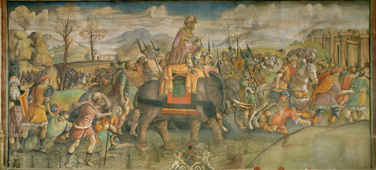 Hannibal in Italy by Theodor de Bry