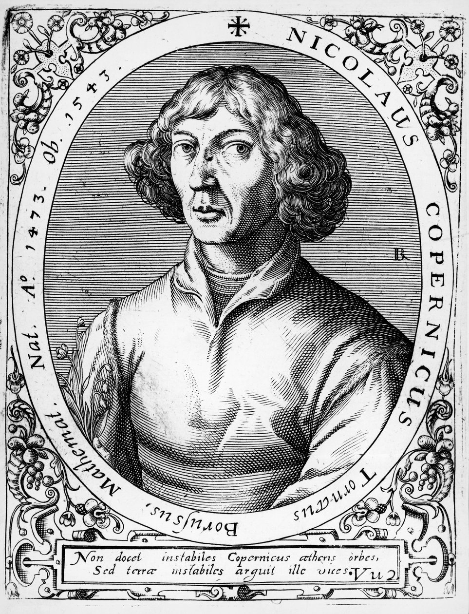 Portrait of Nicolaus Copernicus by Theodor de Bry
