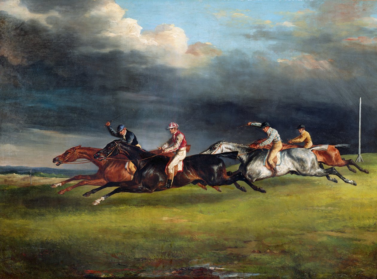 The Epsom Derby, 1821 by Theodore Gericault