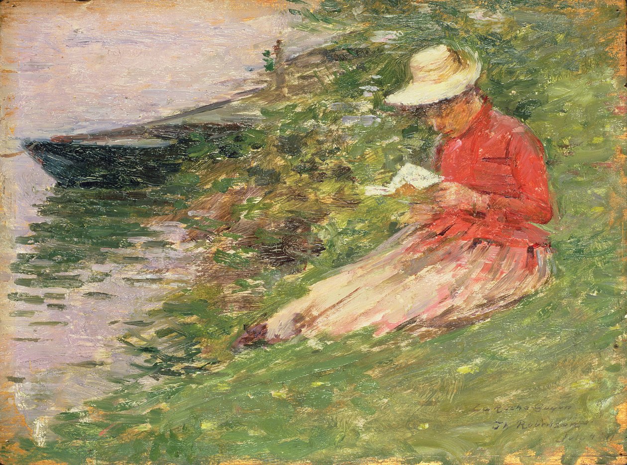 La Roche Guyon, 1891 by Theodore Robinson: Fine art print