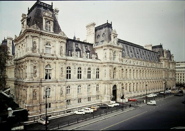 Rear Facade of the Hotel de Ville by Theodore and Deperthes Ballu