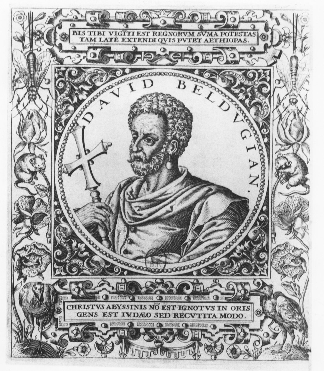 David Beldugian, Emperor of Abyssinia by Theodore de Bry