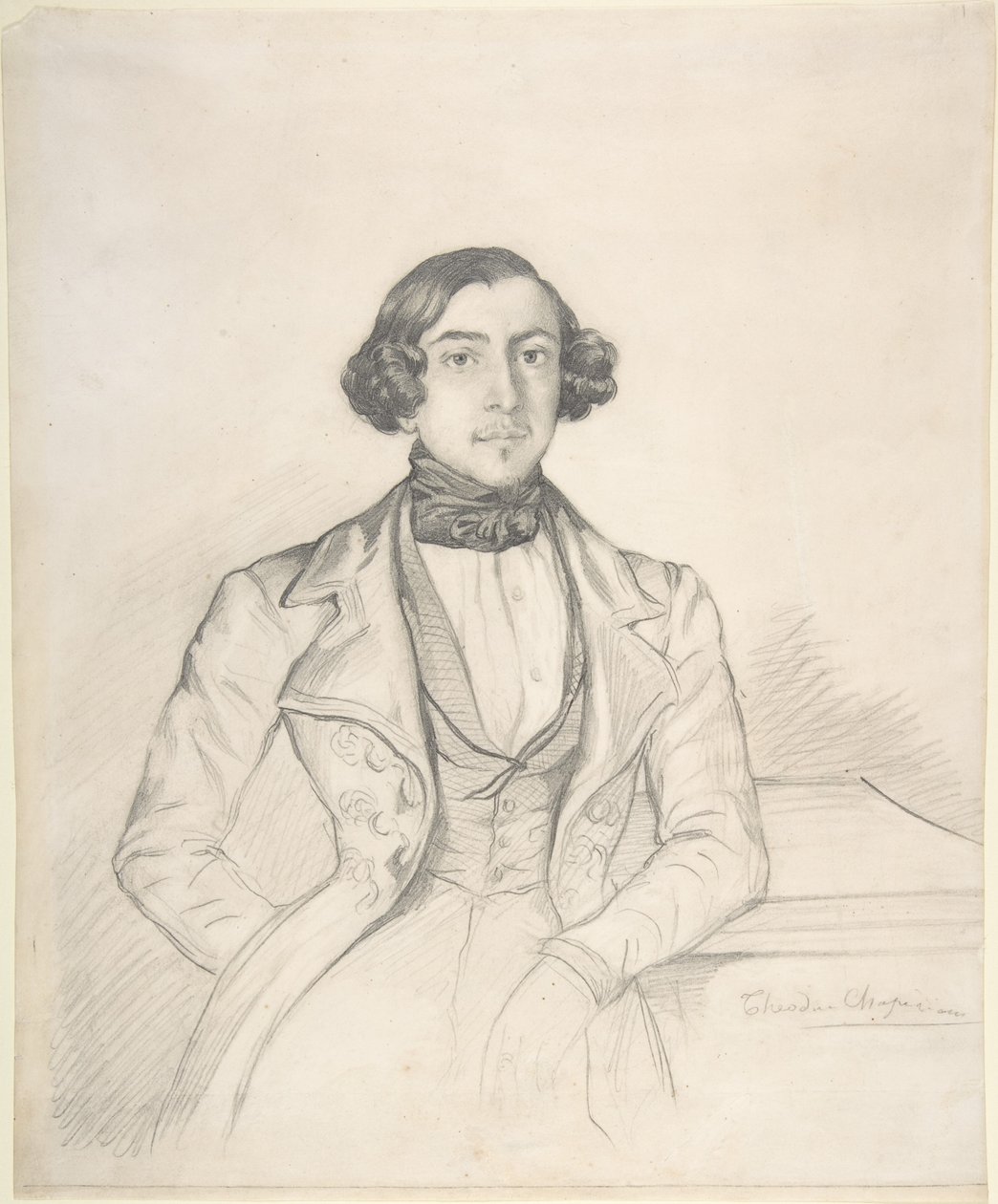 Count Philibert-Oscar de Ranchicourt by Théodore Chassériau