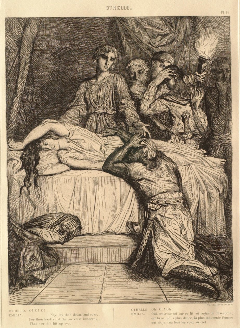 Othello Suite: No. 14 (Act 5, Scene 2) by Théodore Chassériau
