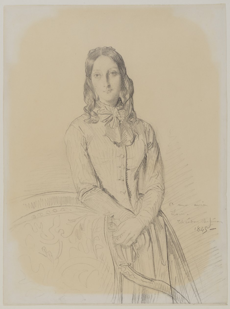 Portrait of Madame Ravaisson by Théodore Chassériau