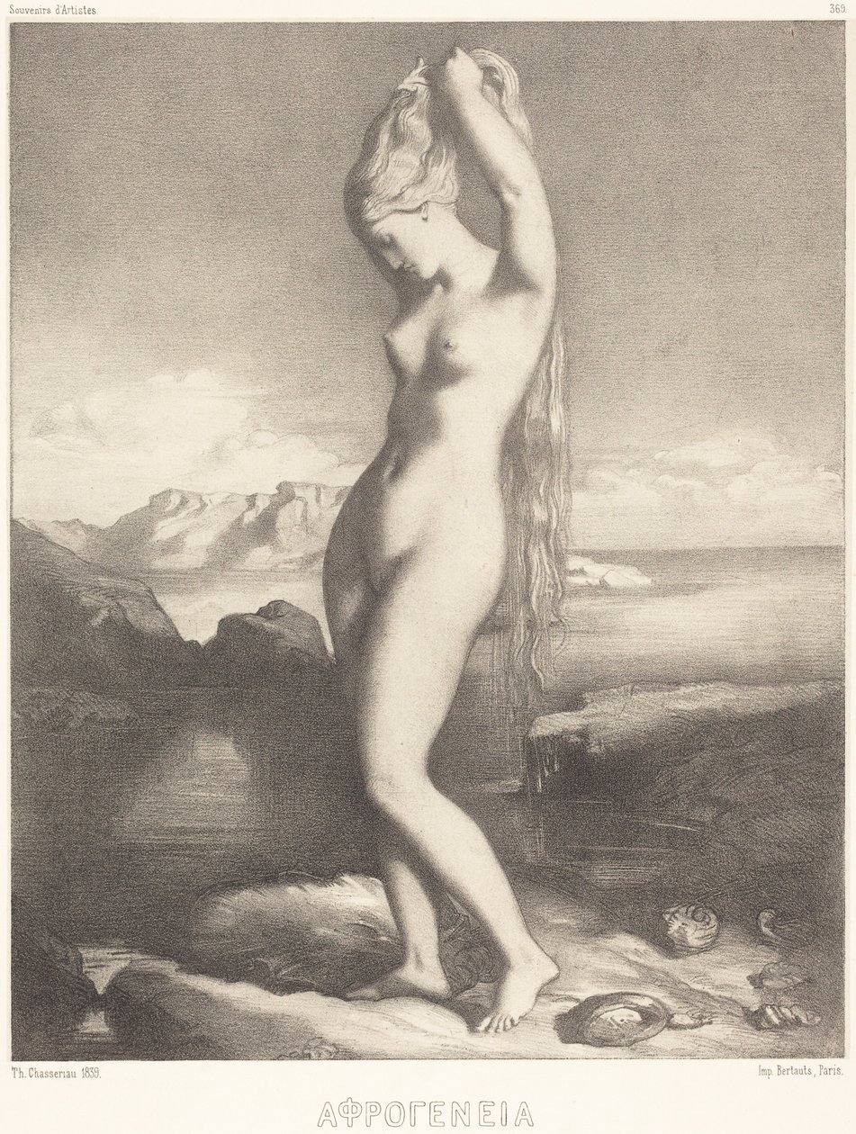 Venus Anadyomene by Théodore Chassériau