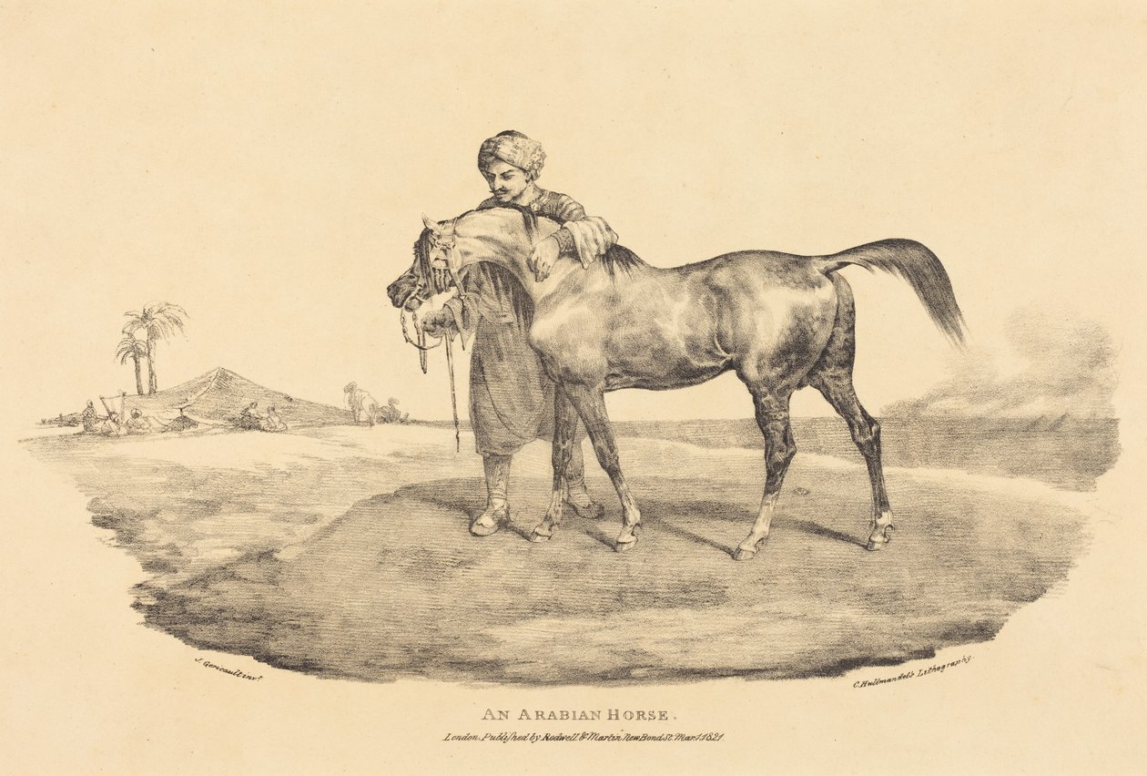 An Arabian Horse by Theodore Gericault