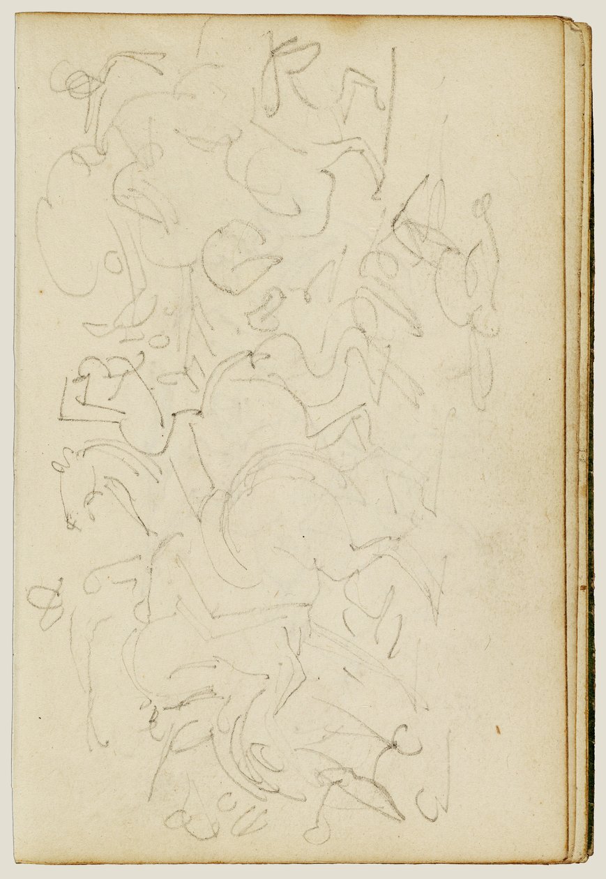 Cavalry Skirmish by Theodore Gericault