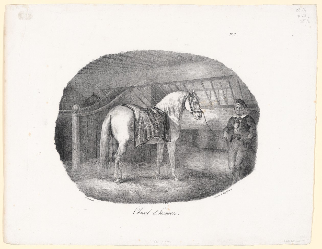 A Hanoverian Horse by Theodore Gericault