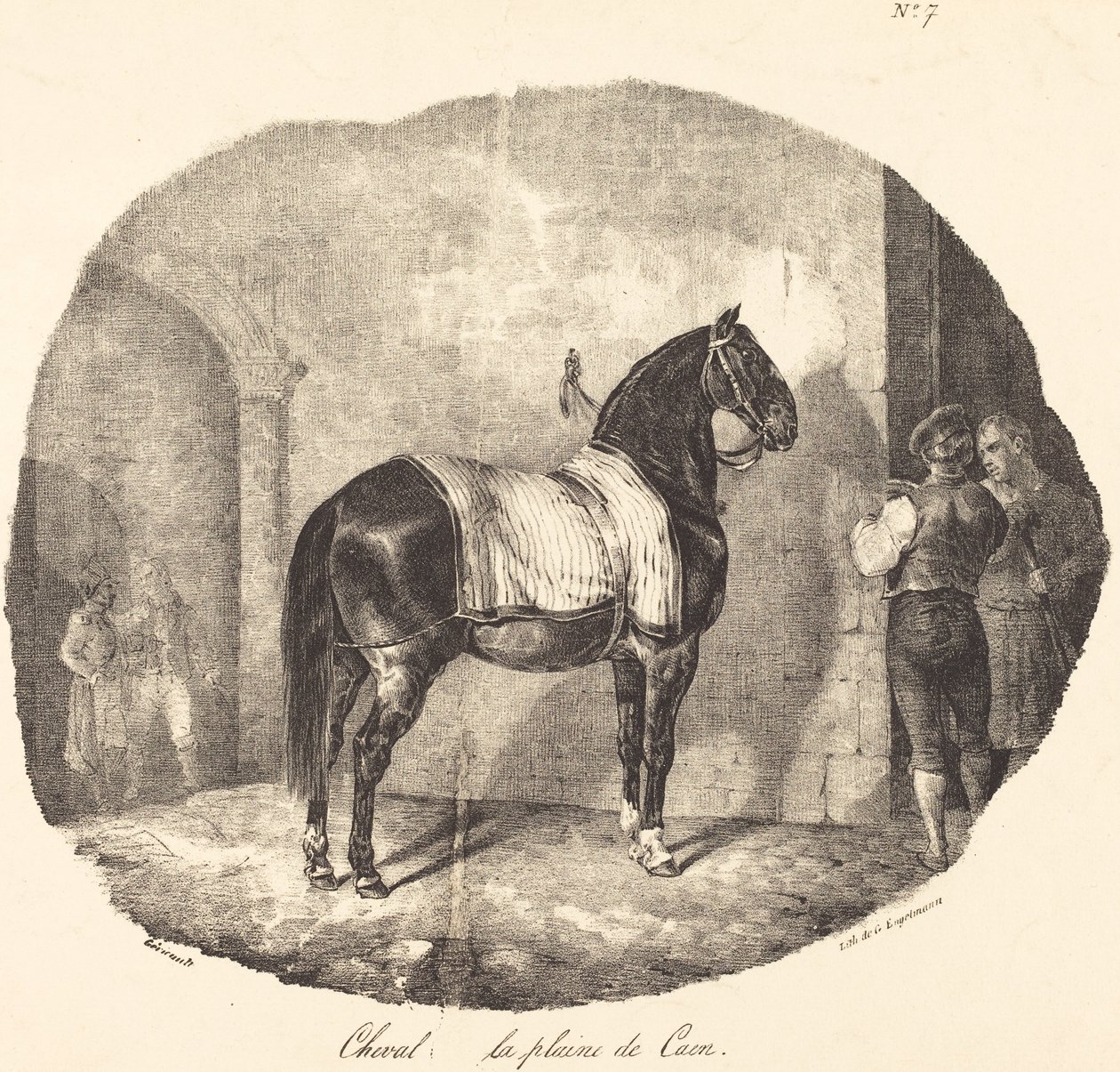 Horse from the Plain of Caen by Theodore Gericault