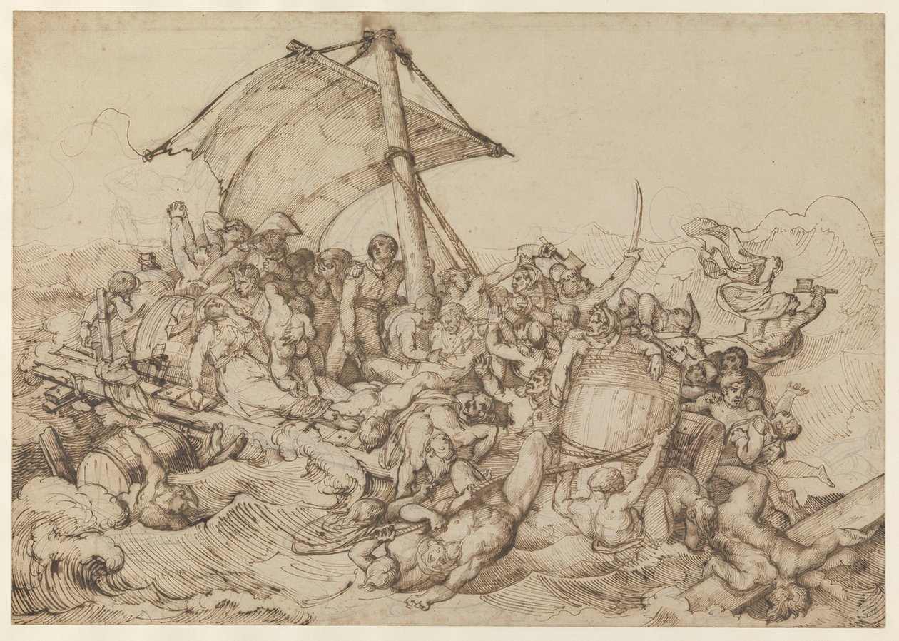 The Raft of the Medusa by Theodore Gericault
