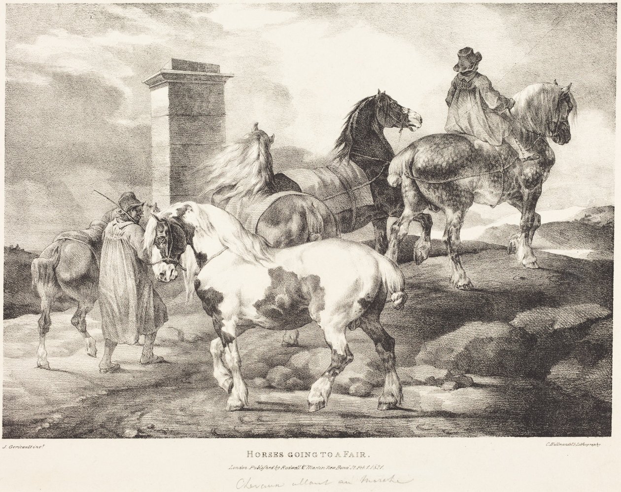 Horses Going to a Fair by Theodore Gericault