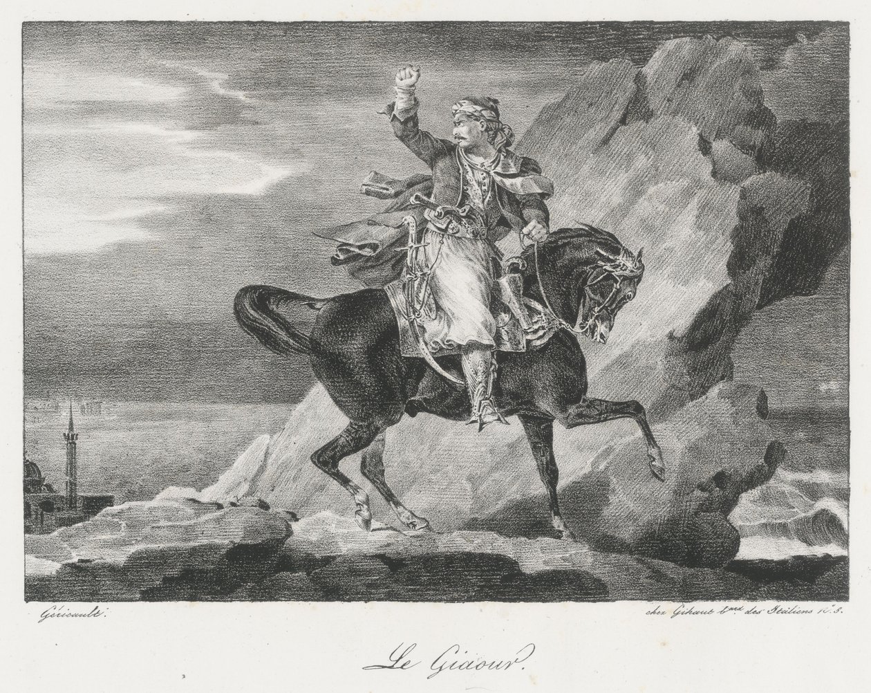 The Giaour by Theodore Gericault