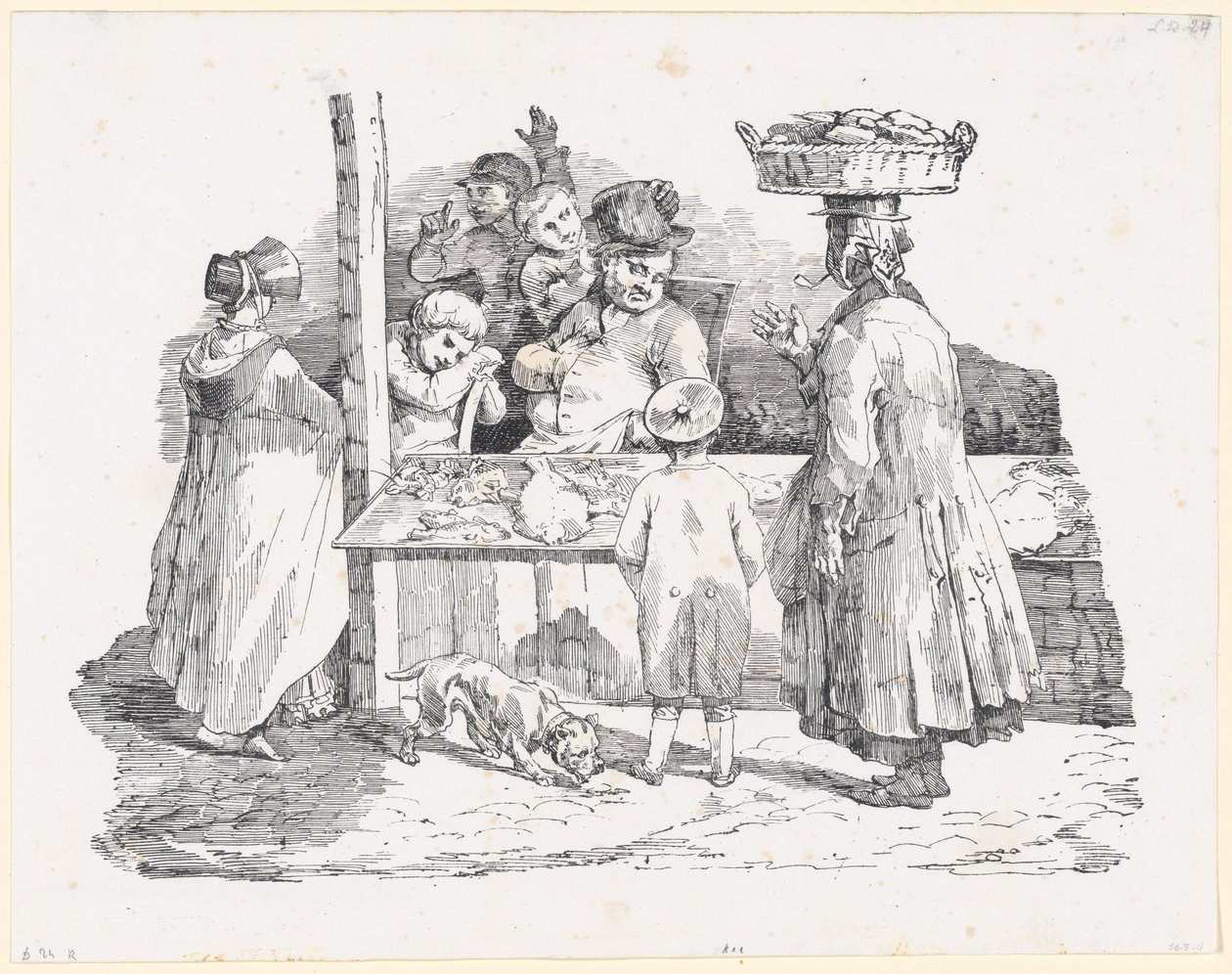 The Sleeping Fishmonger by Theodore Gericault