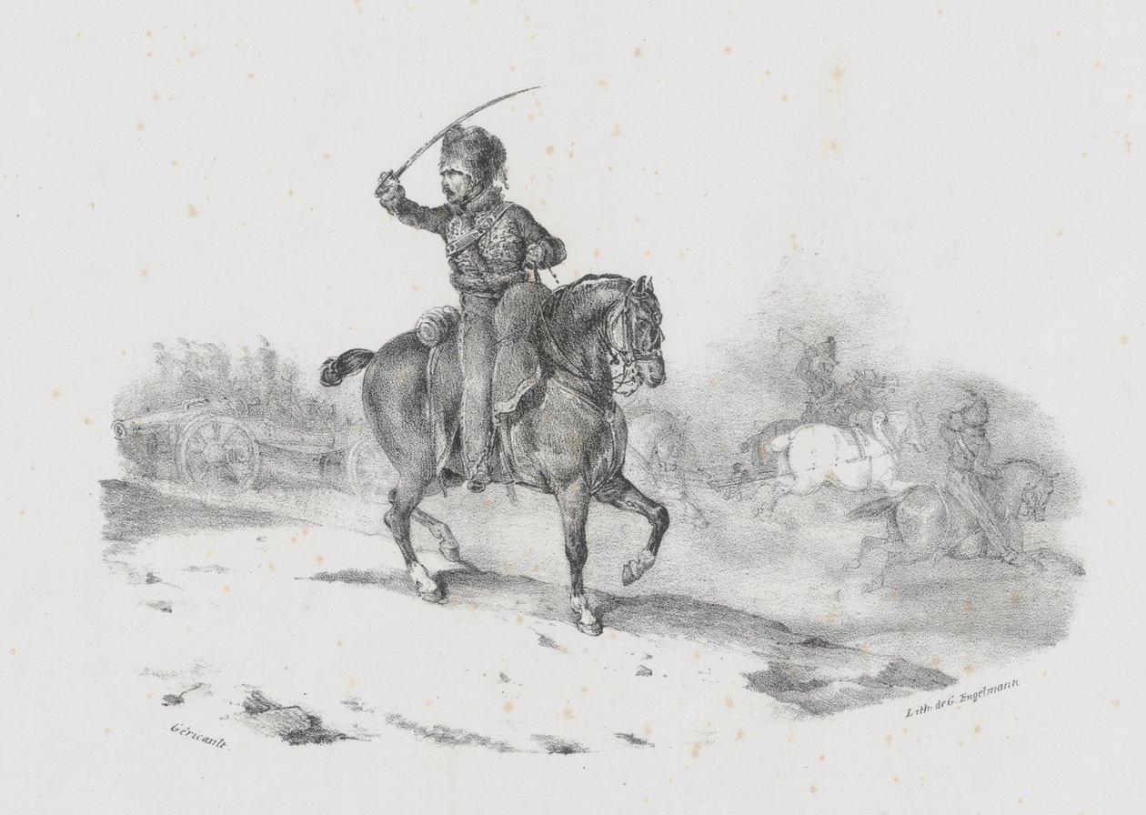 An Artillery Officer Commanding the Charge by Theodore Gericault