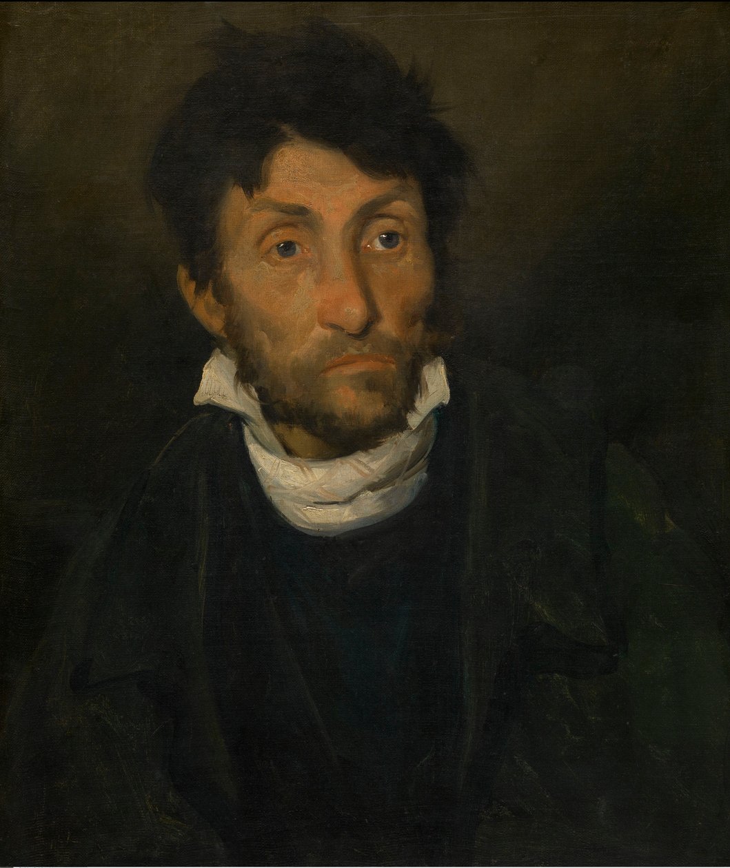 Portrait of a Kleptomaniac by Theodore Gericault