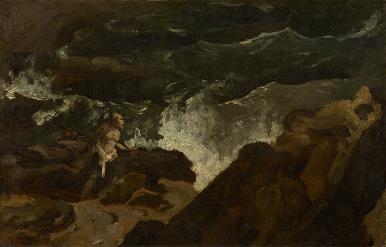 Shipwrecked on a Beach (The Tempest) by Theodore Gericault