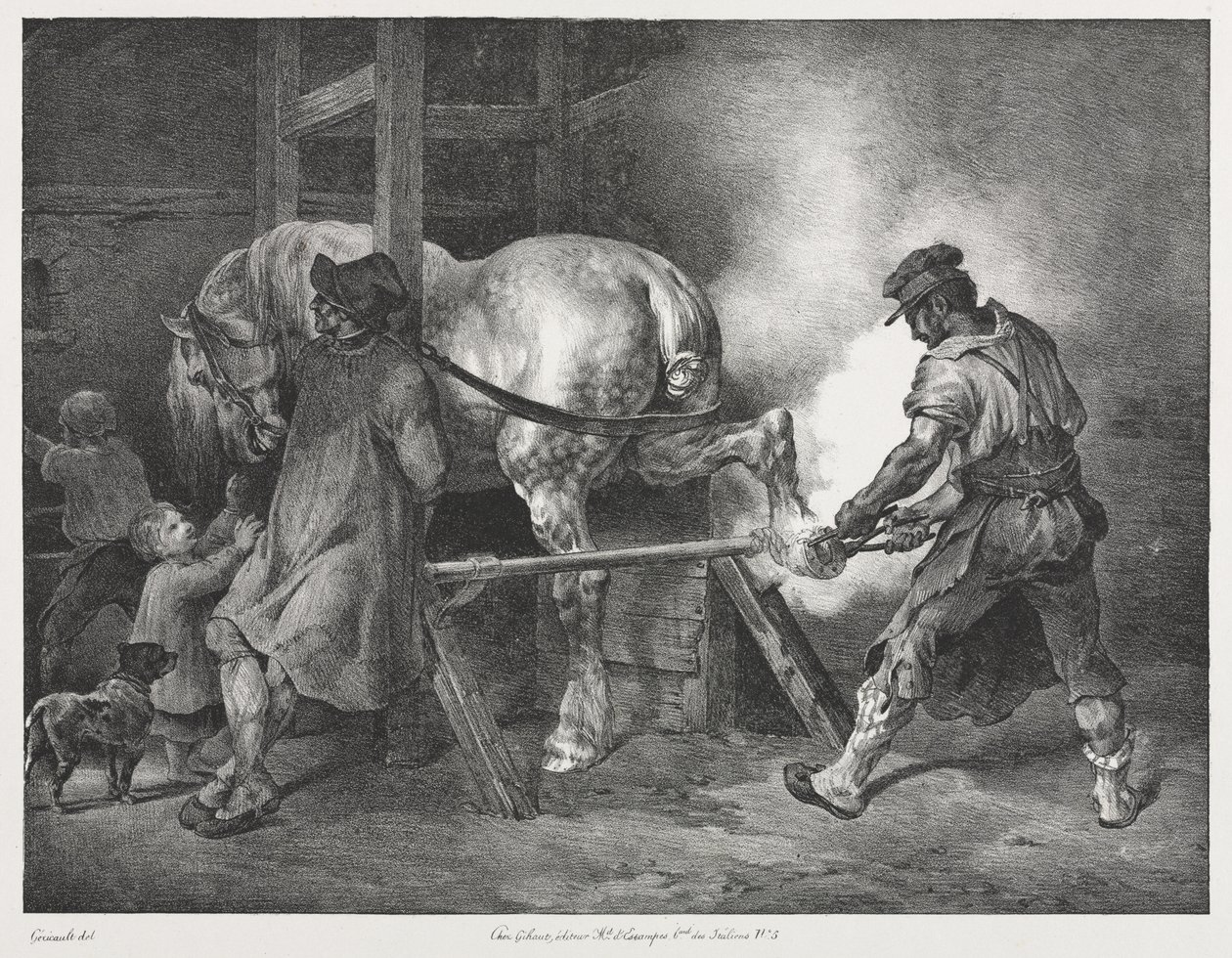 The Flemish Blacksmith by Theodore Gericault