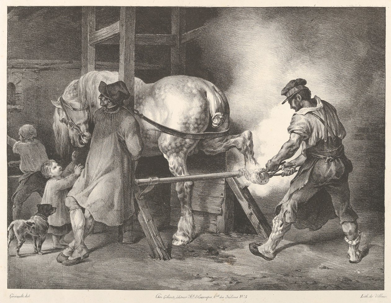 The Flemish Farrier by Theodore Gericault