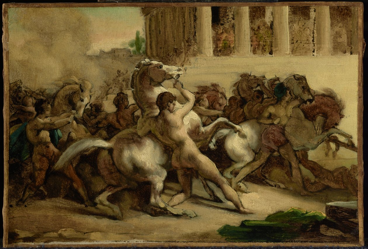 The Race of the Riderless Horses by Theodore Gericault
