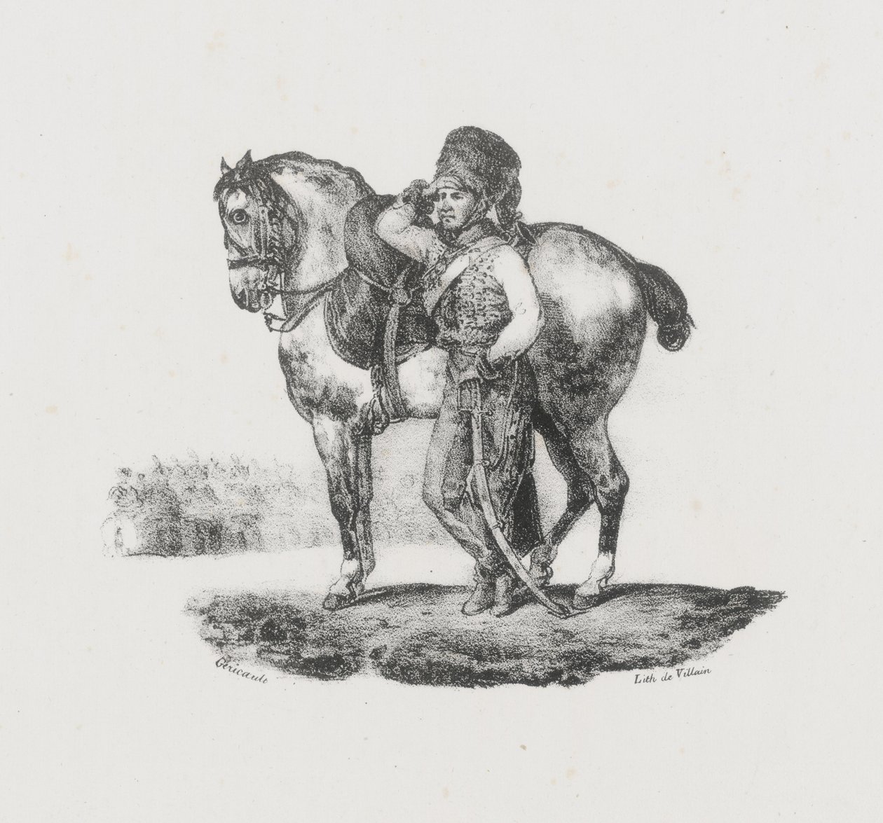 Hussar Trumpeter by Theodore Gericault