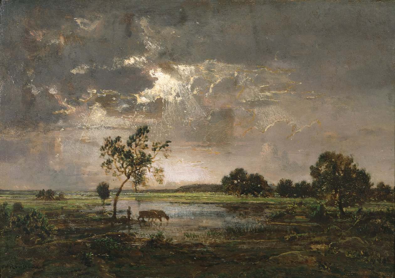 Landscape by Theodore Rousseau: Buy fine art print