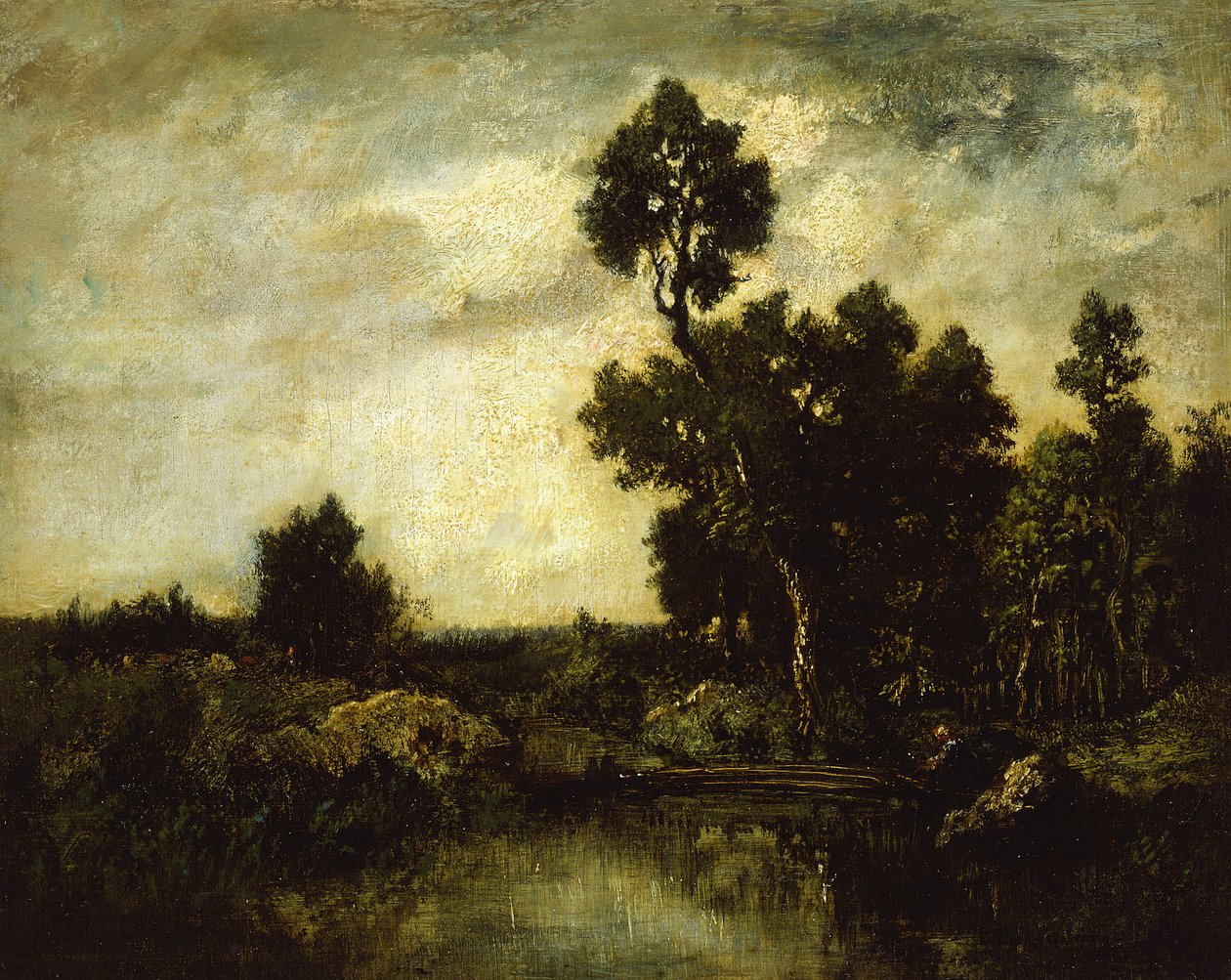 Landscape by Theodore Rousseau: Buy fine art print