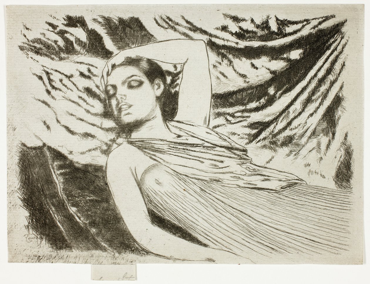 The Sleeping Model or The Sleeper by Theodore Roussel
