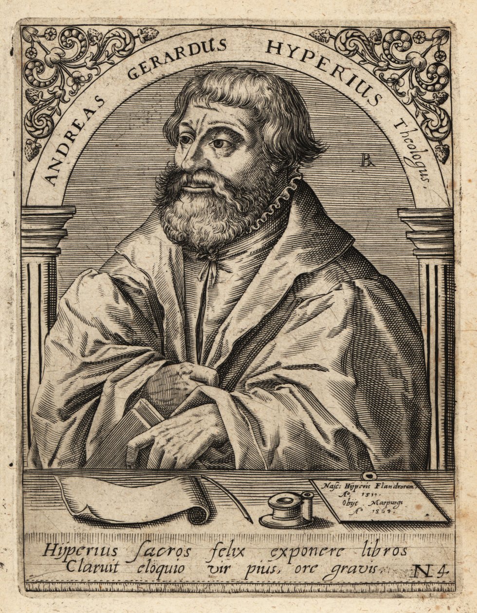 Andreas Gerhard Hyperius by Theodore de Bry