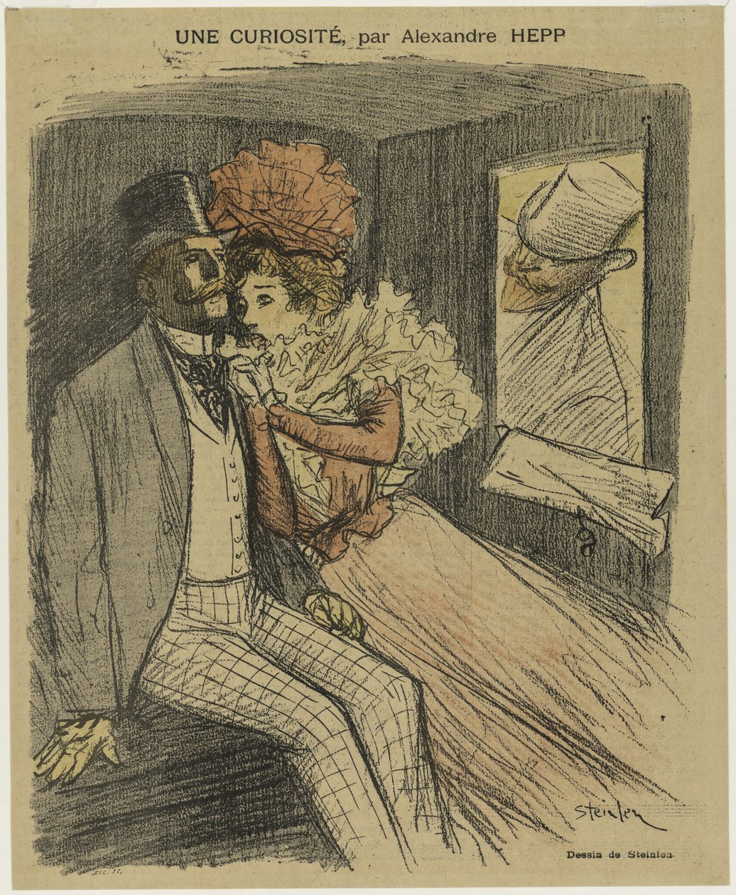 Gil Blas Illustrated: A Curiosity, by Alexandre Hepp by Théophile Alexandre Steinlen