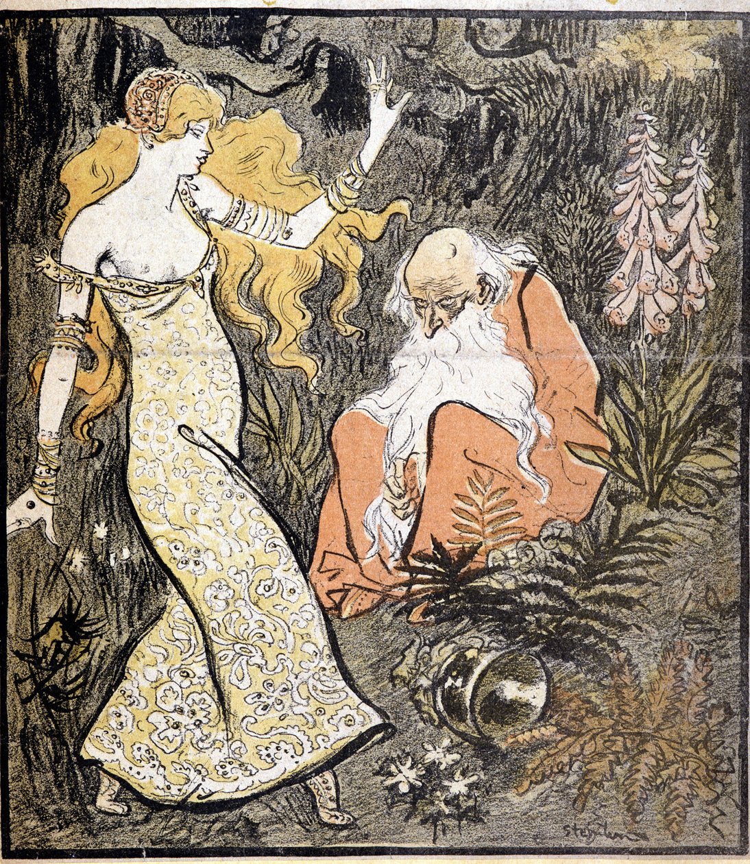 Merlin and Viviane (