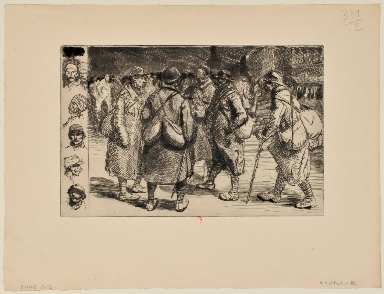 [On Leave, No. 1] by Théophile Alexandre Steinlen