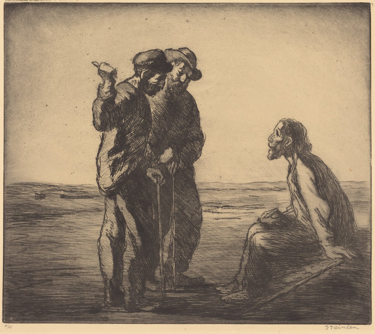 Three Companions by Théophile Alexandre Steinlen