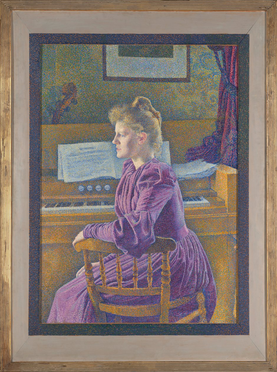 Maria Sèthe at the Harmonium by Théo van Rysselberghe