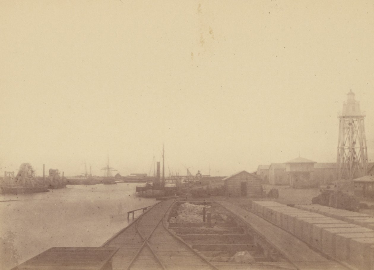 Harbor by Théodule Devéria