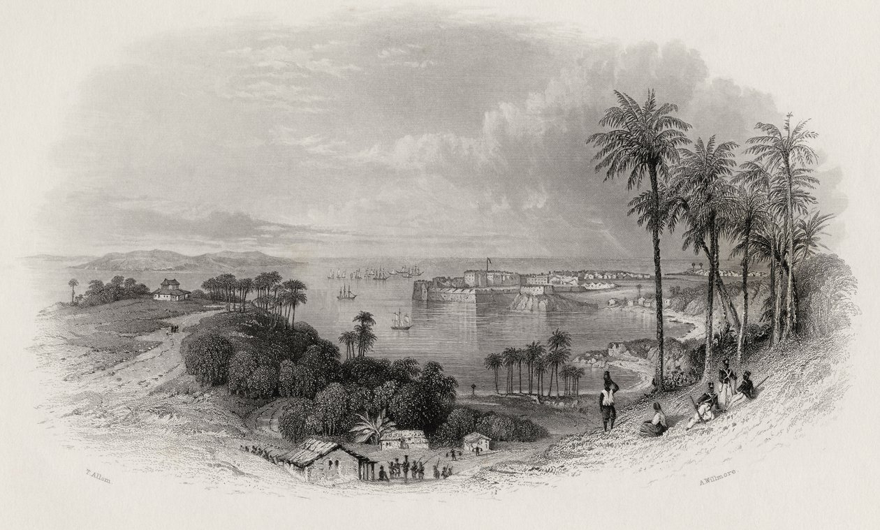 Bombay India, Engraved by A. Willmore by Thomas Allom