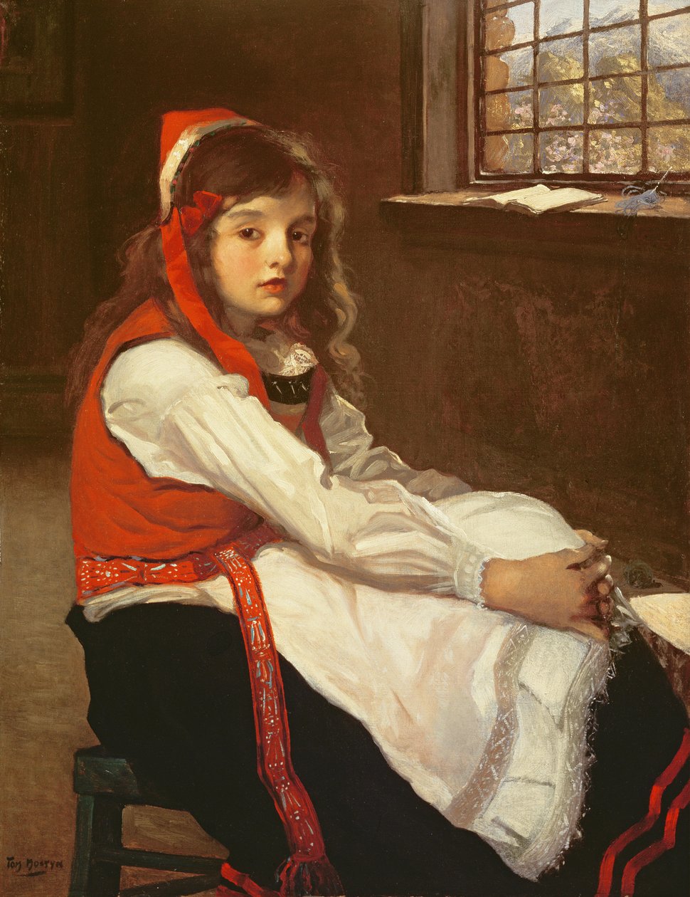 A Little Norwegian by Thomas Edwin Mostyn