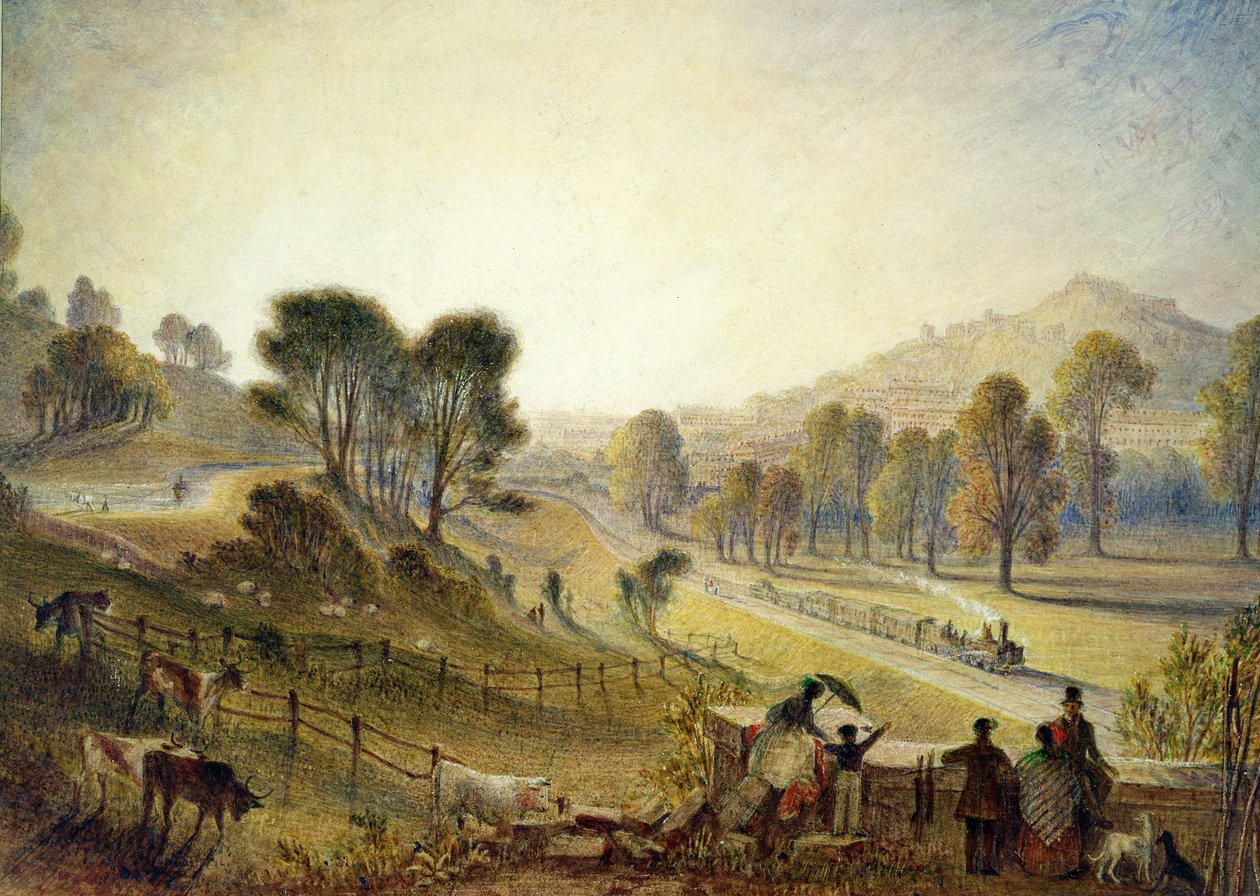 Bath from Bathampton by Thomas-Francis Dicksee