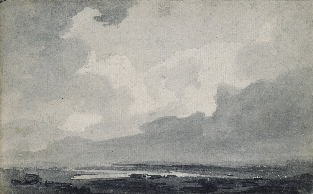 Moorland View, c.1800 by Thomas Girtin