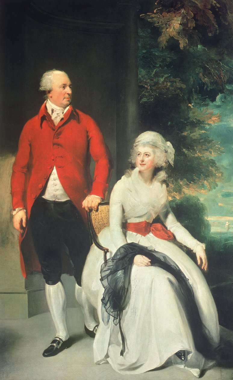 Mr John Julius Angerstein and His Second Wife, Eliza Payne by Thomas Lawrence